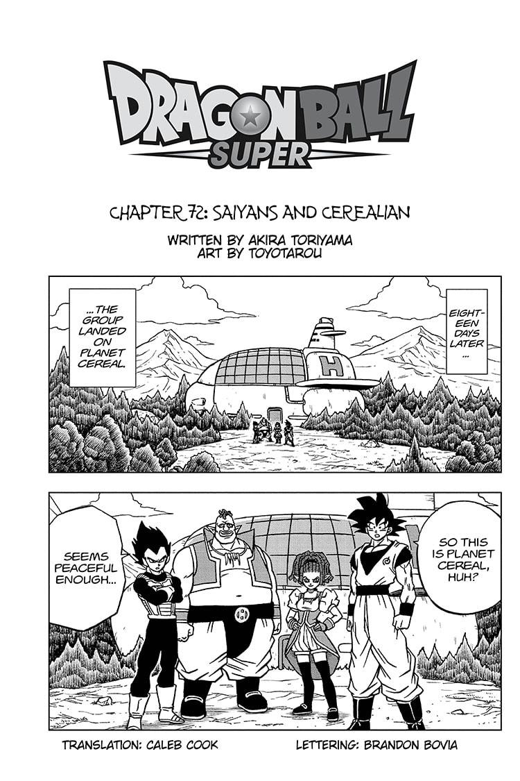 Dragon Ball Super Manga Manga Chapter - 72 - image 1
