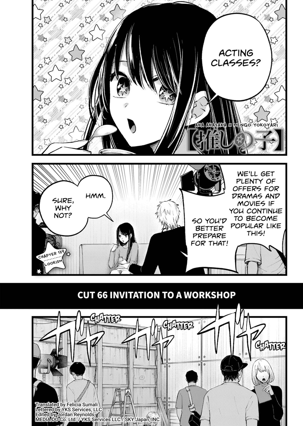 Oshi No Ko Manga Manga Chapter - 139 - image 1